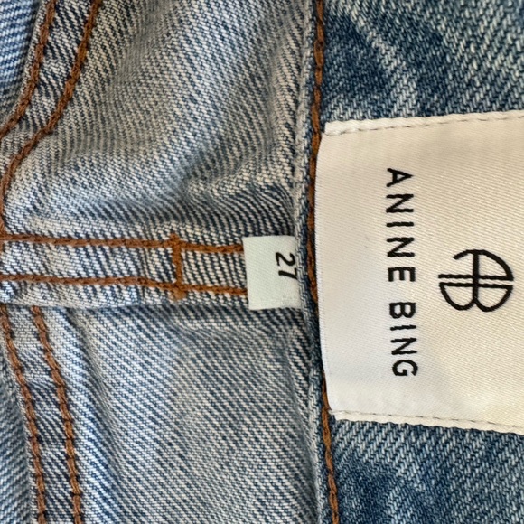 Anine Bing Fritz Jeans Baltic Blue NWT 27 - Picture 6 of 9